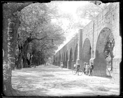 Acueducto vista al sur. Morelia