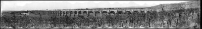 Panorama del acueducto de Querétaro