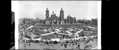 Fiesta del día de la Independencia en el Zócalo Capitalino