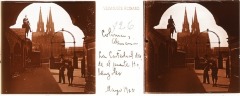 Artemio de Valle Arizpe en el puente Hohenzollern 