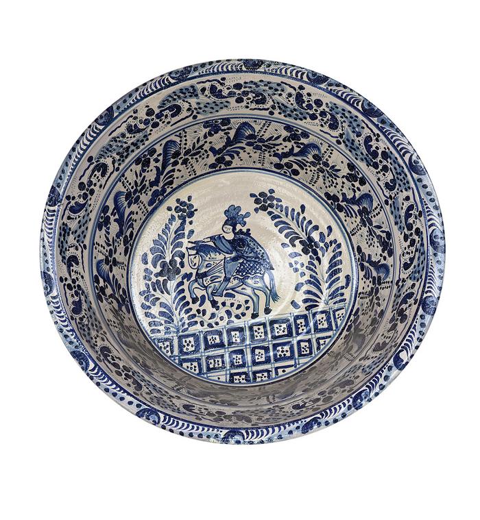 Lebrillo de talavera