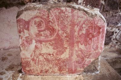 Pilastra con rostro de Tláloc