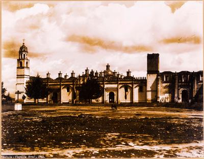 Capilla Real de Cholula. Vista Exterior. 