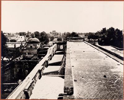 Parroquia de Coyoacán. Exterior de las naves.