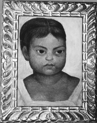 Retrato de la niña Delfina Flores