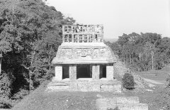 Templo del Sol, Grupo de las cruces, Zona Arqueológica de Palenque, Chiapas.
