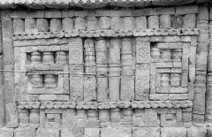 Palacio de los Mascarones, Codz Poop, acceso. Zona Arqueológica de Kabah, Yucatán.
