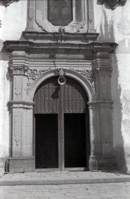 Hacienda de San Blas de Pabellón de Hidalgo. Iglesia de San Blas. Portada