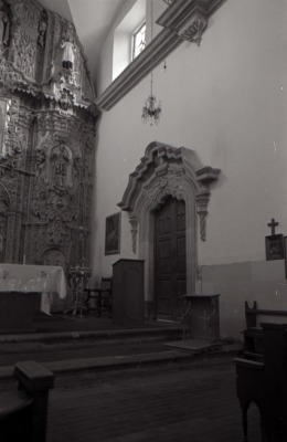 Hacienda de San Blas de Pabellón de Hidalgo. Iglesia. Puerta de la sacristía