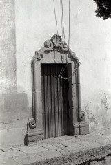 Hacienda de San Blas de Pabellón de Hidalgo. Iglesia de San Blas. Puerta del cubo de la torre