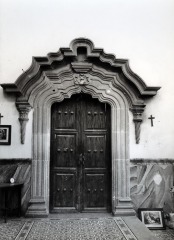 Hacienda de San Blas de Pabellón de Hidalgo. Iglesia. Portada de la sacristía