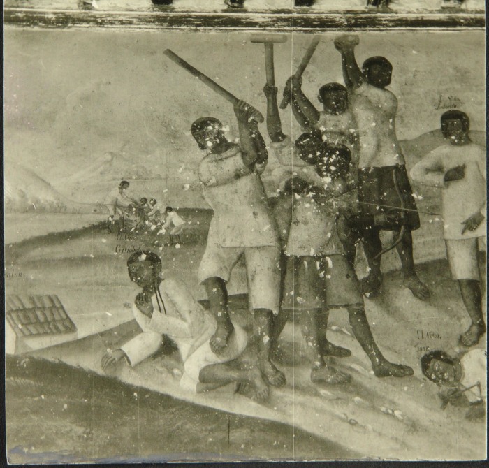 El martirio de los niños tlaxcaltecas.  Portería de Ozumba.